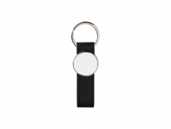 Sublimation Strip PU Key Chain(Round)