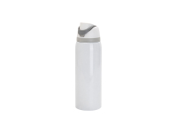 Sublimation 40oz/1200ml Stainless Steel Water Bottle with Flip One Touch Portable Lid (White)