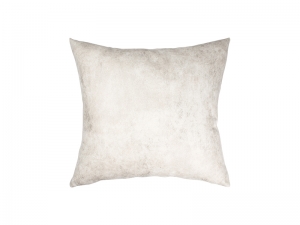 Sublimation Leathaire Pillow Cover (Gray White, 40*40cm)