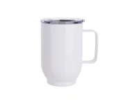 Taza Termo Café Bebidas Interior Acero Inox Blanco 500mL Genérica Taza 500mL