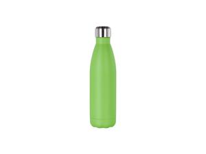 17oz/500ml Powder Coated Stainless Steel Cola Bottle (Green)