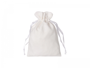 Sublimation Double-Sided Plush Drawstring Bag(16*23cm)