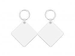 Sublimation Blanks Hardboard Key Ring(Square)