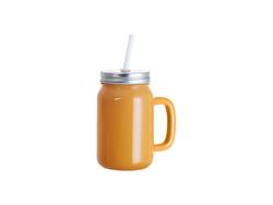 Mason Jar 12oz/350ml full color (Laranja)