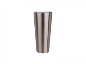 Vaso Acero Inoxidable Tumbler 33oz/1000ml con tapa deslizante (Plateado)