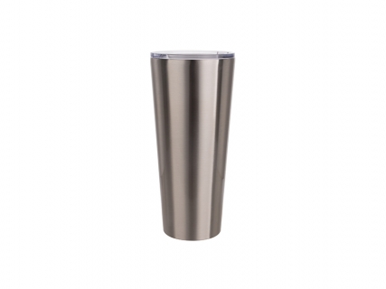 Vaso Acero Inoxidable Tumbler 33oz/1000ml con tapa deslizante (Plateado)