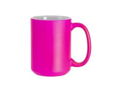 Taza Fluorescente 15oz (Mate, Fúcsia)Cantidad mínima 1512pcs