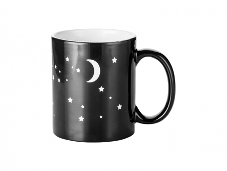 11oz Taza grabada que cambia de color (Estrella)