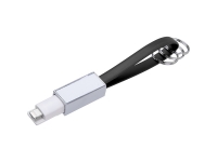 Sublimation Portable Data Cable Keychain(Small,Black)