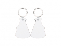 Sublimation Blanks Hardboard Key Ring(Megaphone)