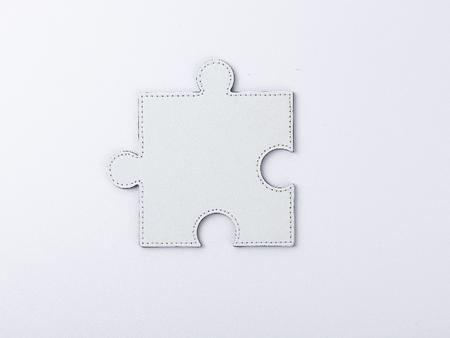 Posavasos Puzzle PU (Blanco, 12*12cm)