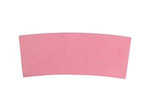 Engraving Blanks Laserable Leather Sleeve for Tumbler(Pink /Black,27.5*25*10cm)