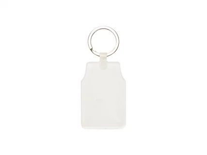 Sublimation Keychains Blank Metal Square Round Heart Key Ring Hot