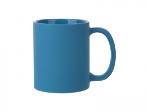 Sublimation 11oz Full Color Mug (Frosted, Light Blue)