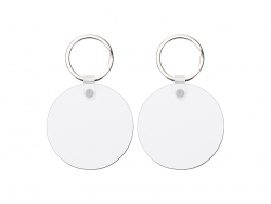 Sublimation Blanks Hardboard Key Ring(Round)