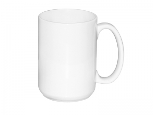 Taza Blanca 15oz (JS) Soporta Lavavajillas