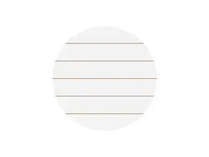 Sublimation Blanks Round MDF Sign w/ Stripes (φ30.5*1.5cm)