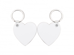 Sublimation Blanks Hardboard Key Ring(Heart)