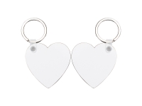 Sublimation Blanks Hardboard Key Ring(Heart)