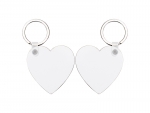 Sublimation Blanks Hardboard Key Ring(Heart)