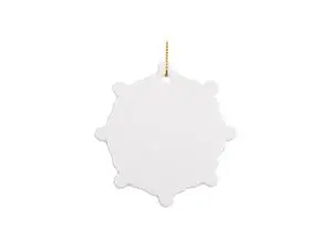 Sublimation 3&quot; Rudder-shape Ceramic Ornament