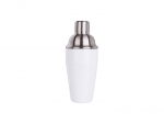 Sublimation 550ml Stainless Steel Cocktail Shaker (White)