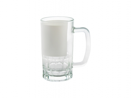 Jarra Cerveza 20oz con Parche Blanco