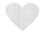 75 Pieces Sublimation Heart Fabric Puzzle