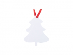 Sublimation Blank Metal Christmas Tree Ornament (8.3*10.1cm)