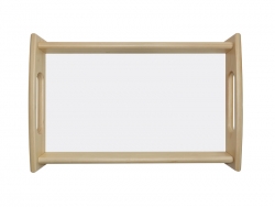 Plateau en bois 38 x 25 cm Sublimation Transfert Thermique