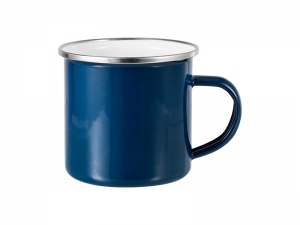 Sublimation 12oz Enamel Mug (Dark Blue)