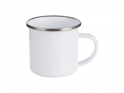 Sublimation 6oz/180ml White Enamel Mug (White)