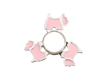 Sublimation Fidget Spinner(Dog, Pink)