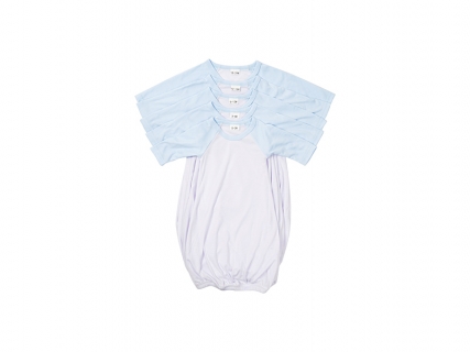 Pijama Bebé Manga Larga Raglán Talla L (Azul Claro,6-12M)