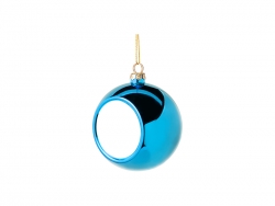 Bola Adorno de Navidad 8cm Insert No Incluido (Azul Claro) Cantidad Mínima: 100 unidades