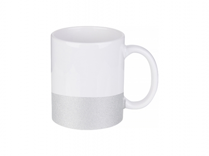 Taza Base Color 11oz/330ml (Plateado)