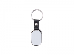 Sublimation PU Strap Key Chain (Arc-shaped, 2.8*7cm)