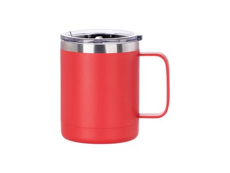 Taza Acero Inoxidable 10oz/300ml Recubierta de Polvo (Rojo)