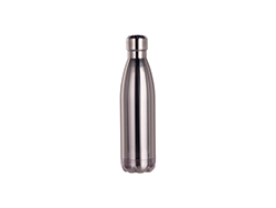 Garrafa Cola Inox 17oz/500ml (Espelhado; Prateado)