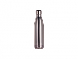 Sublimation 17oz/500ml Stainless Steel Cola Shaped Bottle (Mirror-Like Silver)