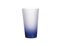 17oz Sublimation Glass Mug (Gradient Color   Dark Blue)