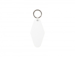 Sublimation Blanks Hard Board Key Ring (RND Rhombus,4.5*9cm)