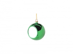 Bola Adorno de Navidad 6cm Insert No Incluido (Verde)  Cantidad Mínima: 100 unidades