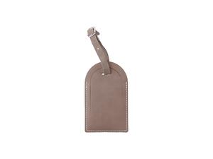 Sublimation Double Side PU Leather Luggage Tag (Gray, Arcuation Shape)