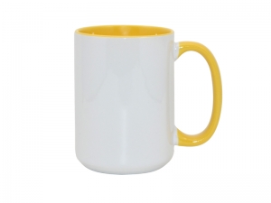 Sublimation 15oz Inner Rim Color - Yellow