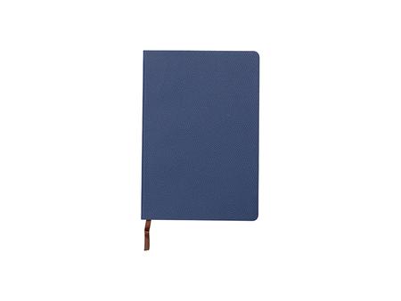 Basketball Pattern Engraving Leather Notebook(Blue W/ Black,14.7*21*1.2cm)