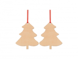 Sublimation Blanks Double-sided Plywood Ornament (Tree)