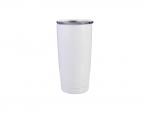 Sublimation 20oz Stainless Steel Tumbler with Ringneck Grip (White)