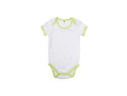 Baby Onesie Short Sleeve XXL(Green Edge,18-24M)