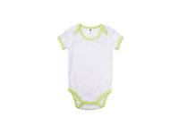 Baby Onesie Short Sleeve XXL(Green Edge,18-24M)